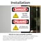 Signmission Safety Culture Sign, 7 in Width, Vinyl Decal, Rectangle, Bilingual OS-2PACK-DS-D-710-VS-1176 - alternate 4